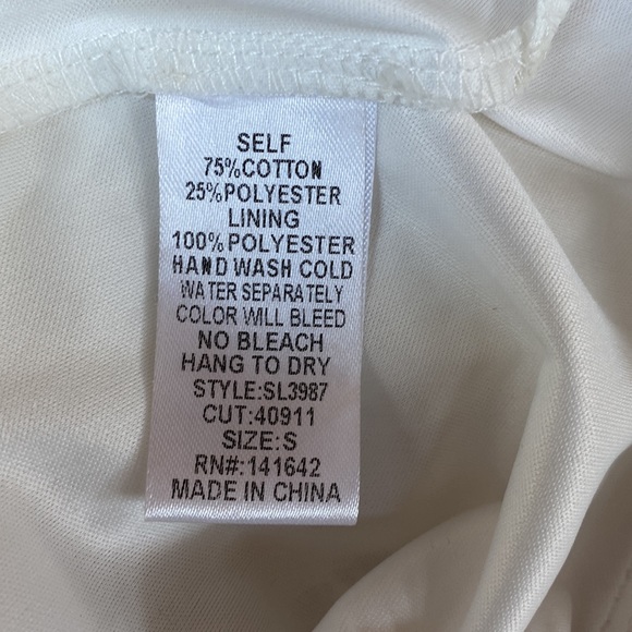 She + Sky White Lace Dress. Size Small - Picture 4 of 7